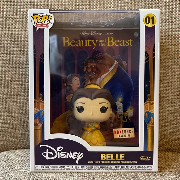 Funko Pop! Belle from Disney Beauty and the Beast VHS Cover Vinyl Figure - Picture 1 of 6